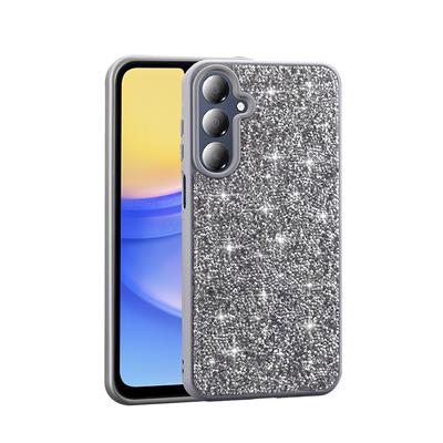 Galaxy A16 Uyumlu Kılıf Parlak Taşlı Tasarım Zore Pırlanta Kapak