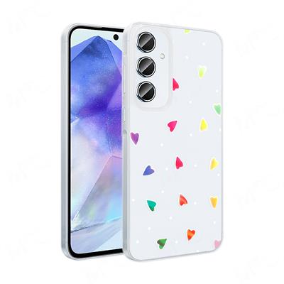 Galaxy A16 Uyumlu Kılıf Şeffaf Figürlü Zore Folk Sert Kapak