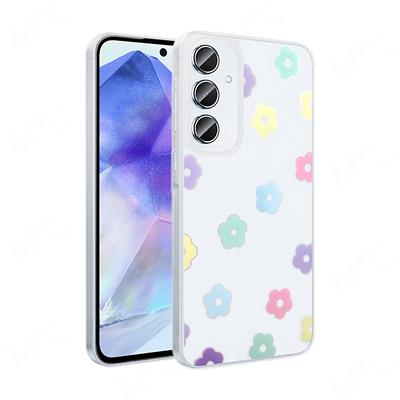 Galaxy A16 Uyumlu Kılıf Şeffaf Figürlü Zore Folk Sert Kapak