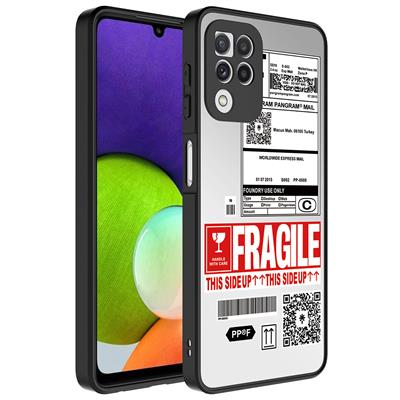 Galaxy A22 4G Uyumlu Kılıf Aynalı Desenli Kamera Korumalı Parlak Zore Mirror Kapak