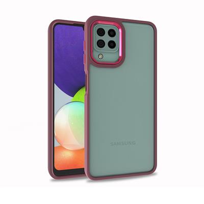 Galaxy A22 4G Uyumlu Kılıf Zore Flora Kapak