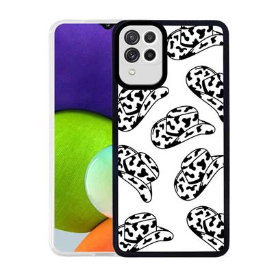 Galaxy A22 4G Uyumlu Kılıf Zore M-Fit Desenli Kapak