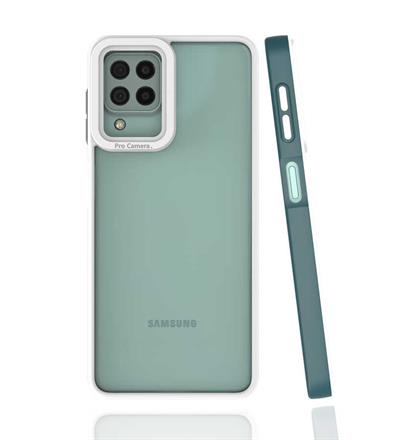 Galaxy A22 4G Uyumlu Kılıf Zore Mima Kapak