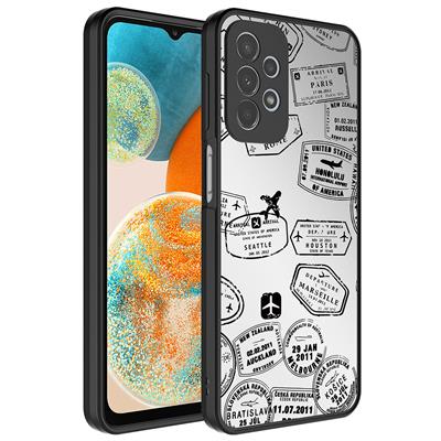 Galaxy A23 Uyumlu Kılıf Aynalı Desenli Kamera Korumalı Parlak Zore Mirror Kapak