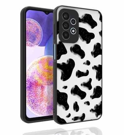 Galaxy A23 Uyumlu Kılıf Desenli Kamera Korumalı Parlak Zore Nora Kapak