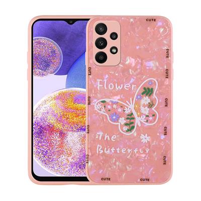 Galaxy A23 Uyumlu Kılıf Desenli Sert Silikon Zore Mumila Kapak