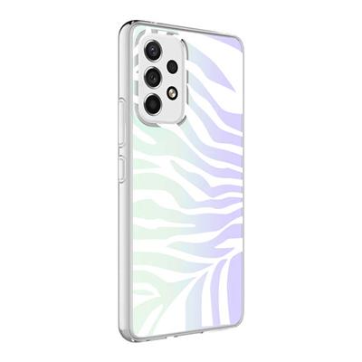 Galaxy A23 Uyumlu Kılıf Zore M-Blue Desenli Kapak