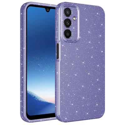 Galaxy A24 Uyumlu Kılıf Kamera Korumalı Simli Lüks Zore Koton Kapak