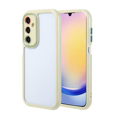 Galaxy A25 Uyumlu Kılıf Kamera Korumalı Renkli Kenar ve Çerçeve Tasarımlı Zore Vitamin Kapak