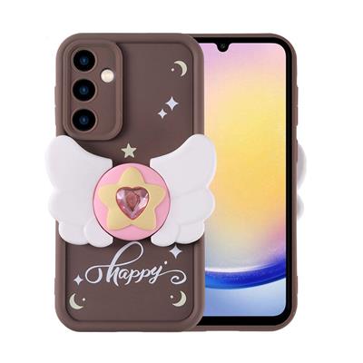 Galaxy A25 Uyumlu Kılıf Kamera Korumalı Figür Tasarımlı Zore Kapya Kapak
