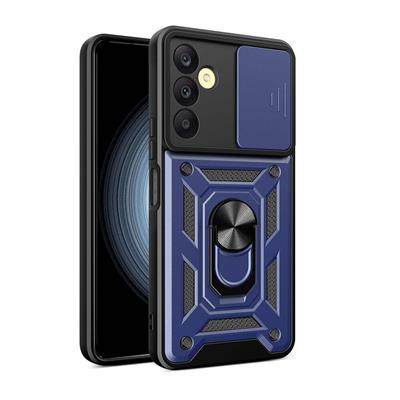 Galaxy A25 Uyumlu Kılıf Magnetik Standlı Kamera Korumalı Zore Sürgülü Vega Kapak