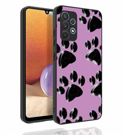 Galaxy A32 4G Uyumlu Kılıf Desenli Kamera Korumalı Parlak Zore Nora Kapak