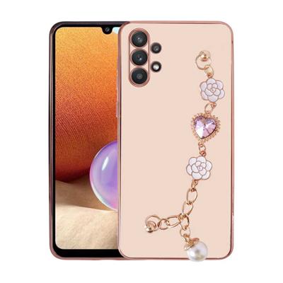 Galaxy A32 4G Uyumlu Kılıf El Tutamaçlı Kamera Korumalı Zore Taka Silikon Kapak