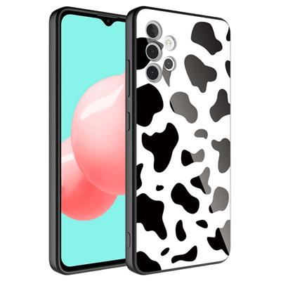 Galaxy A32 4G Uyumlu Kılıf Kamera Korumalı Desenli Sert Silikon Zore Epoksi Kapak