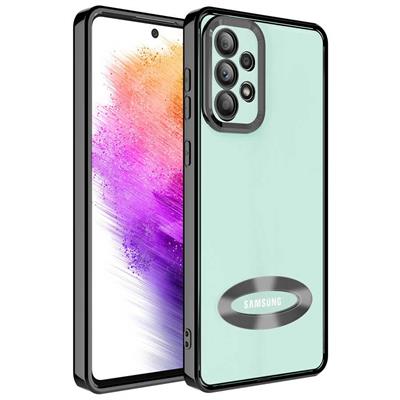 Galaxy A32 4G Uyumlu Kılıf Kamera Korumalı Logo Gösteren Zore Omega Kapak
