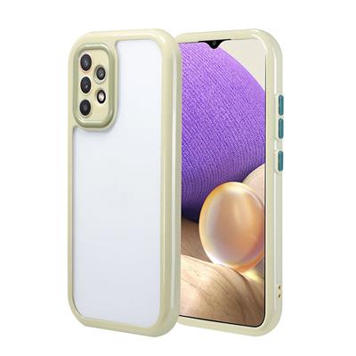 Galaxy A32 4G Uyumlu Kılıf Kamera Korumalı Renkli Kenar ve Çerçeve Tasarımlı Zore Vitamin Kapak