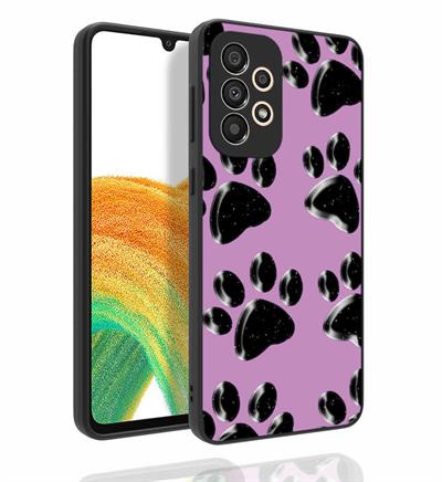 Galaxy A33 5G Uyumlu Kılıf Desenli Kamera Korumalı Parlak Zore Nora Kapak