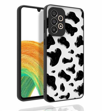 Galaxy A33 5G Uyumlu Kılıf Desenli Kamera Korumalı Parlak Zore Nora Kapak