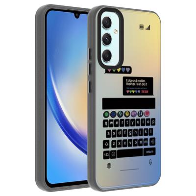 Galaxy A34 Uyumlu Kılıf Desenli Zore Dragon Sert Kapak