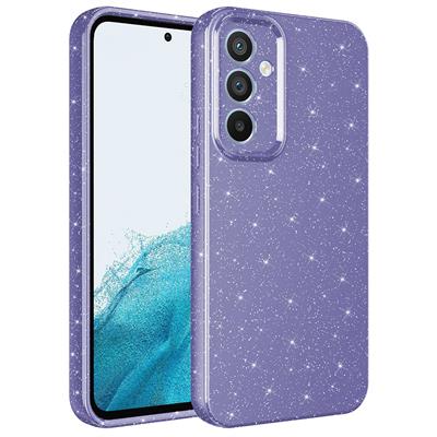 Galaxy A34 Uyumlu Kılıf Kamera Korumalı Simli Lüks Zore Koton Kapak