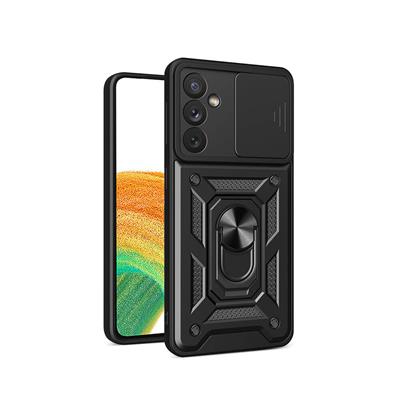 Galaxy A34 Uyumlu Kılıf Magnetik Standlı Kamera Korumalı Zore Sürgülü Vega Kapak
