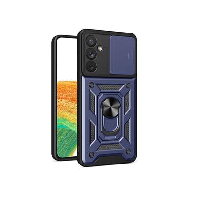 Galaxy A34 Uyumlu Kılıf Magnetik Standlı Kamera Korumalı Zore Sürgülü Vega Kapak