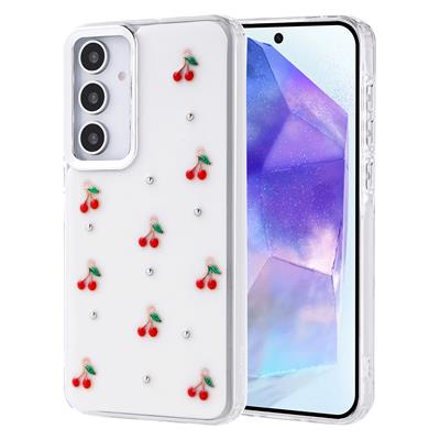 Galaxy A35 Uyumlu Kılıf Airbag Tasarımlı Simli Şeffaf Zore Kutup Kapak