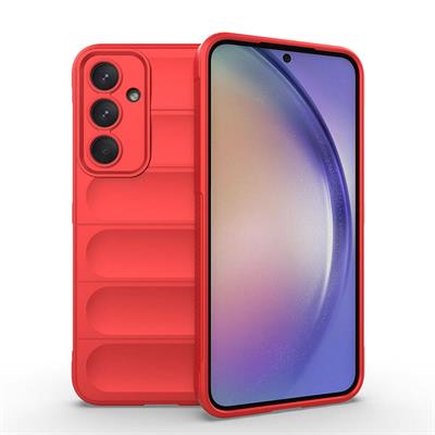 Galaxy A35 Uyumlu Kılıf Esnek TPU Oyuklu Arka Yüzey Tasarımlı Zore Etnik Silikon Kapak