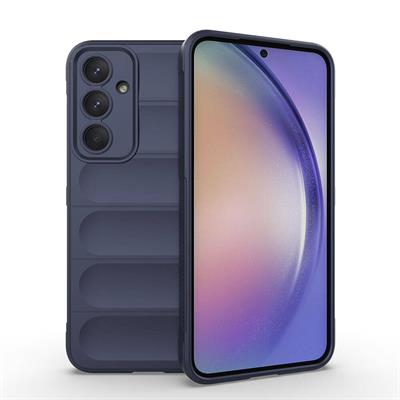 Galaxy A35 Uyumlu Kılıf Esnek TPU Oyuklu Arka Yüzey Tasarımlı Zore Etnik Silikon Kapak