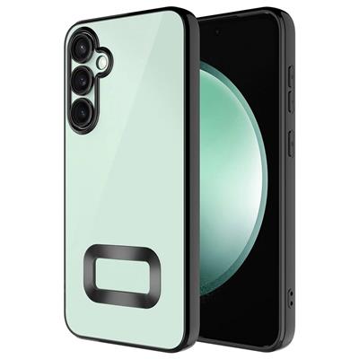 Galaxy A35 Uyumlu Kılıf Kamera Korumalı Logo Gösteren Zore Omega Kapak