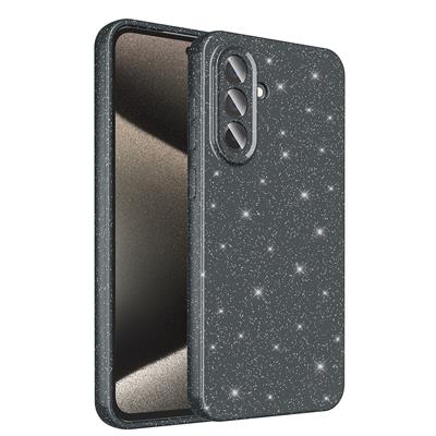 Galaxy A36 Uyumlu Kılıf Kamera Korumalı Simli Lüks Zore Koton Kapak