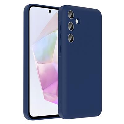 Galaxy A36 Uyumlu Kılıf Kamera Korumalı Kartlık Hazneli Zore Vitra Kapak