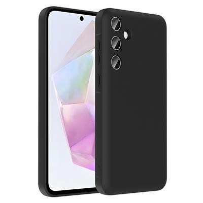 Galaxy A36 Uyumlu Kılıf Kamera Korumalı Kartlık Hazneli Zore Vitra Kapak