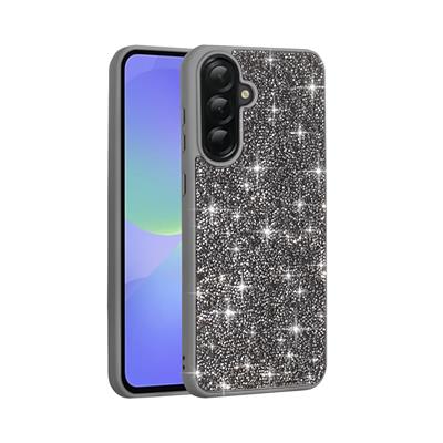 Galaxy A36 Uyumlu Kılıf Parlak Taşlı Tasarım Zore Pırlanta Kapak