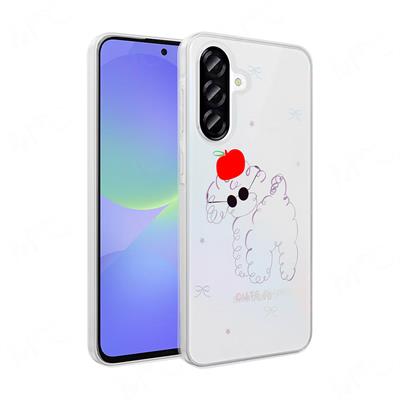 Galaxy A36 Uyumlu Kılıf Şeffaf Figürlü Zore Folk Sert Kapak
