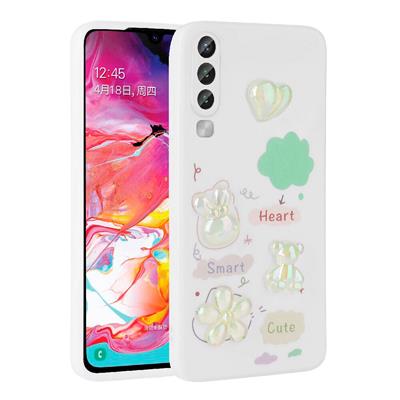 Galaxy A50 Uyumlu Kılıf Kabartma Figürlü Parlak Zore Toys Silikon Kapak