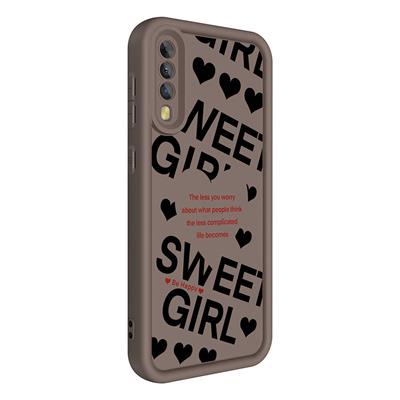 Galaxy A50 Uyumlu Kılıf Kamera Korumalı Baskılı Arka Yüzey Zore Klas Kapak