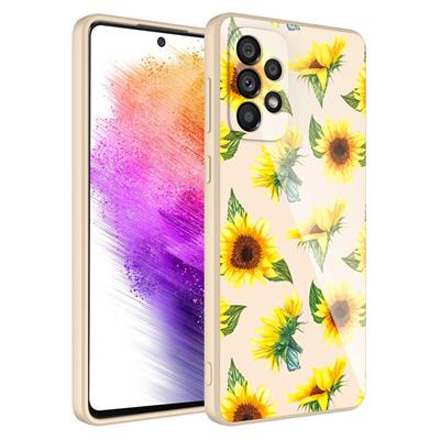 Galaxy A53 5G Uyumlu Kılıf Kamera Korumalı Desenli Sert Silikon Zore Epoksi Kapak
