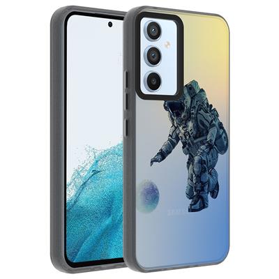 Galaxy A54 Uyumlu Kılıf Desenli Zore Dragon Sert Kapak