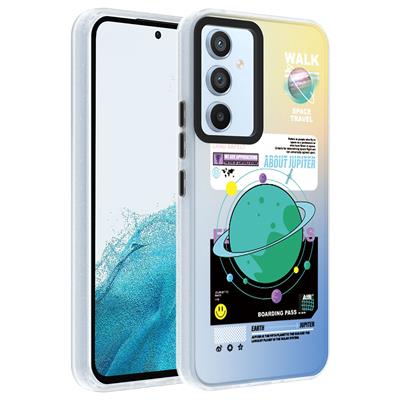 Galaxy A54 Uyumlu Kılıf Desenli Zore Dragon Sert Kapak