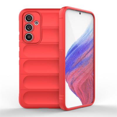 Galaxy A54 Uyumlu Kılıf Esnek TPU Oyuklu Arka Yüzey Tasarımlı Zore Etnik Silikon Kapak