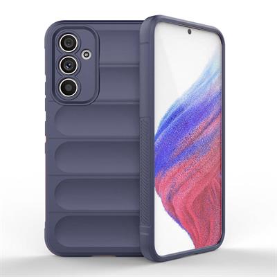 Galaxy A54 Uyumlu Kılıf Esnek TPU Oyuklu Arka Yüzey Tasarımlı Zore Etnik Silikon Kapak