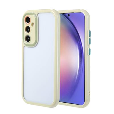 Galaxy A54 Uyumlu Kılıf Kamera Korumalı Renkli Kenar ve Çerçeve Tasarımlı Zore Vitamin Kapak