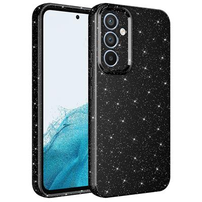 Galaxy A54 Uyumlu Kılıf Kamera Korumalı Simli Lüks Zore Koton Kapak