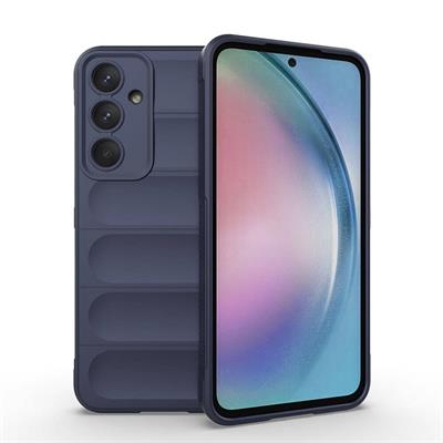 Galaxy A55 Uyumlu Kılıf Esnek TPU Oyuklu Arka Yüzey Tasarımlı Zore Etnik Silikon Kapak