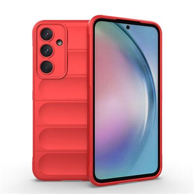 Galaxy A55 Uyumlu Kılıf Esnek TPU Oyuklu Arka Yüzey Tasarımlı Zore Etnik Silikon Kapak