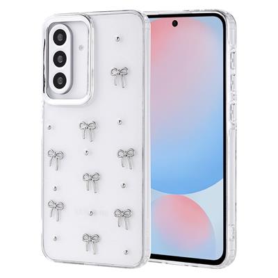 Galaxy A56 Uyumlu Kılıf Airbag Tasarımlı Simli Şeffaf Zore Kutup Kapak