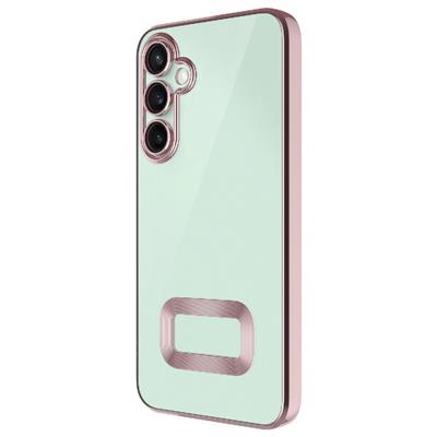 Galaxy A56 Uyumlu Kılıf Kamera Korumalı Logo Gösteren Zore Omega Kapak
