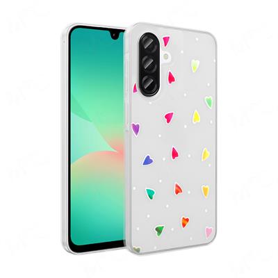 Galaxy A56 Uyumlu Kılıf Şeffaf Figürlü Zore Folk Sert Kapak