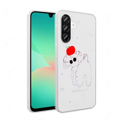 Galaxy A56 Uyumlu Kılıf Şeffaf Figürlü Zore Folk Sert Kapak